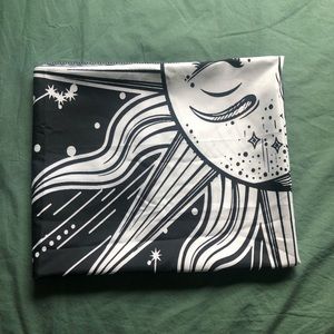 Abstract sun wall sheet